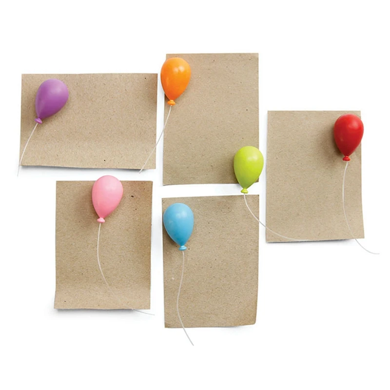 6 шт. магнит на холодильник цветной воздушный шар круглые магниты унисекс офисные