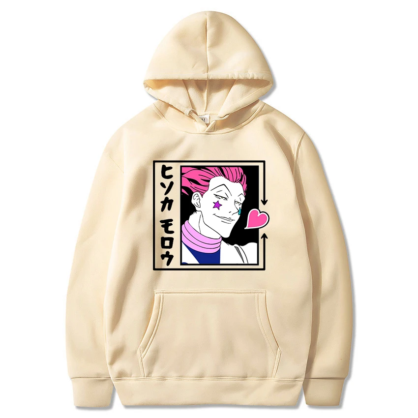 

Hunter X Hunter Graphic Hoody Women Men Casual Fashion Hoodies Japan Anime Hisoka Morow Pullover Manga Cartoon Unisex Streetwear