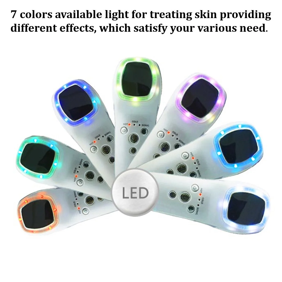 Ультразвуковая криотерапия горяче холодный молоточек лифтинг для кожи лица