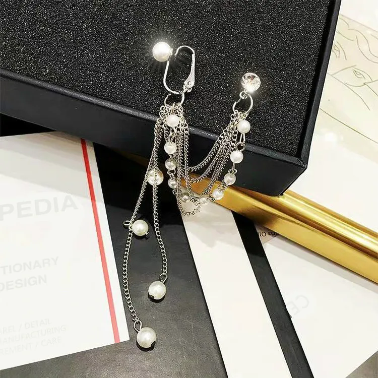 1 шт. распродажа корейские модные горячие новые серьги интегрированные цепочки с