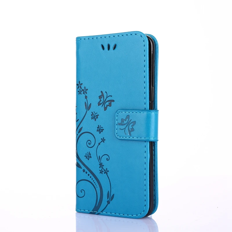 Blue Чехол для samsung Galaxy A7 A6 A8 A10 A20E A20 A30 A40 A50 J4 J6 плюс J8 J3 J5 J7 Neo Prime 2 кожаный чехол-портмоне с откидной крышкой - Цвет: Blue