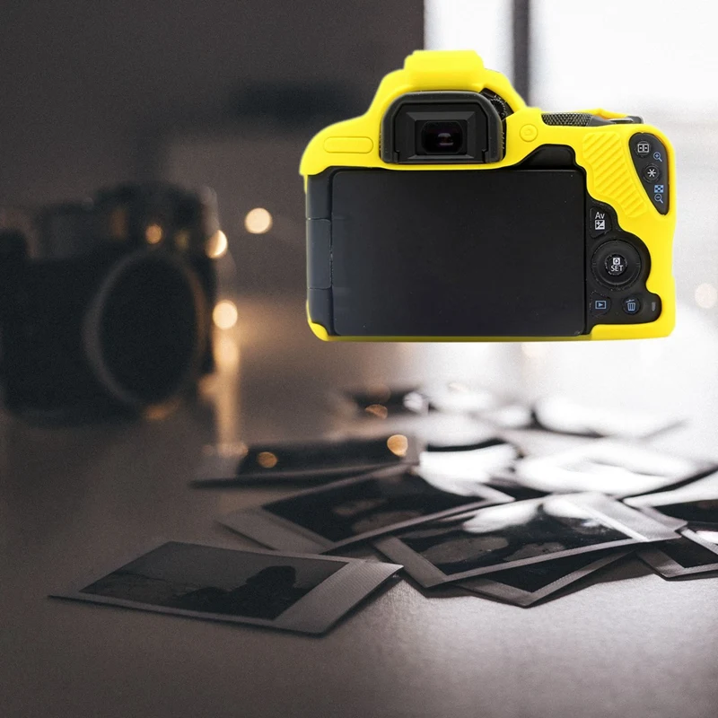 Suitable For Canon EOS 200DII 200D SLR Camera Silicone Case Protective Cover | Электроника