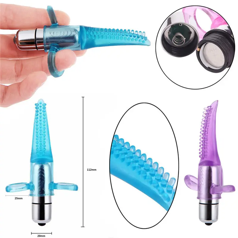 Женский язык вибрирующий массажер палец набор Мастурбация для женщин Стимуляция