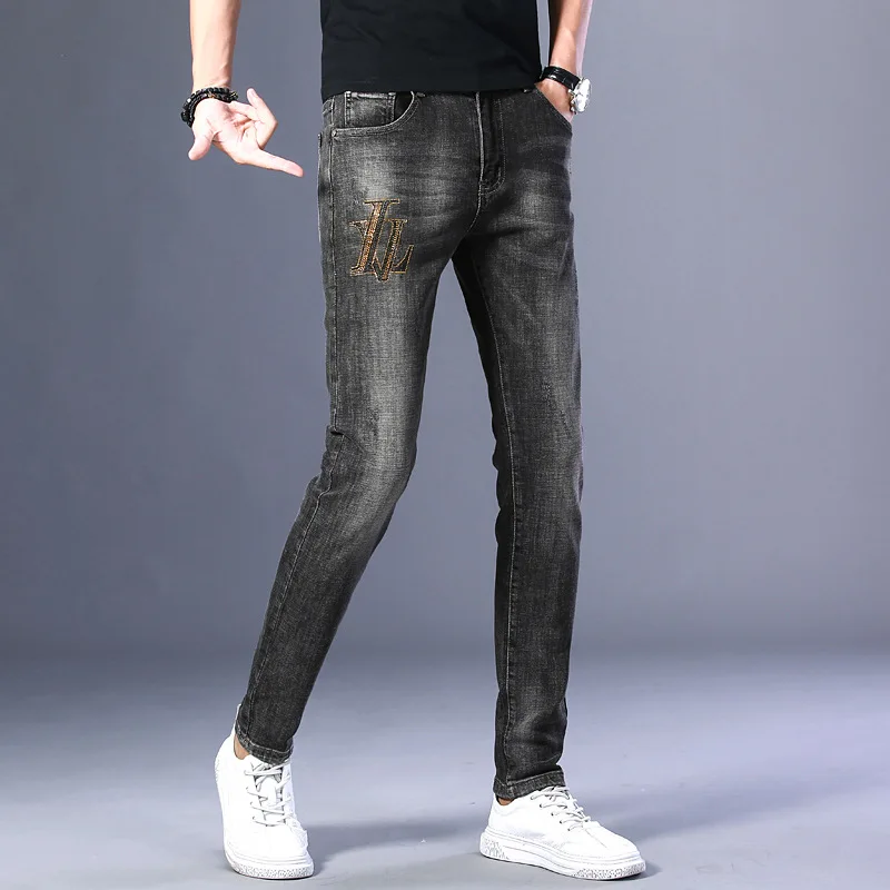 

2021 Spring and Fall Fashion Trend Men's Jeans, Retro Casual Comfortable Stretch Fashion Jeans NZKA12