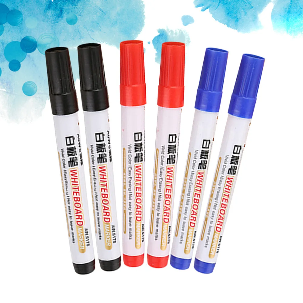 

30 Pcs Erasable Marker Pen Whiteboard Pen Writting and Drawing Pen for Whiteboard (Black + Red + Blue)
