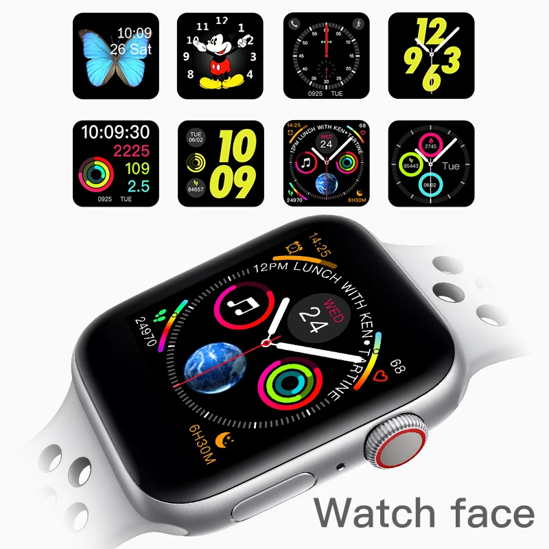 Funasera IWO 8 PLUS 44 мм часы 4 Смарт-часы для apple iPhone Android телефон не apple Watch 5/4/3/2/1