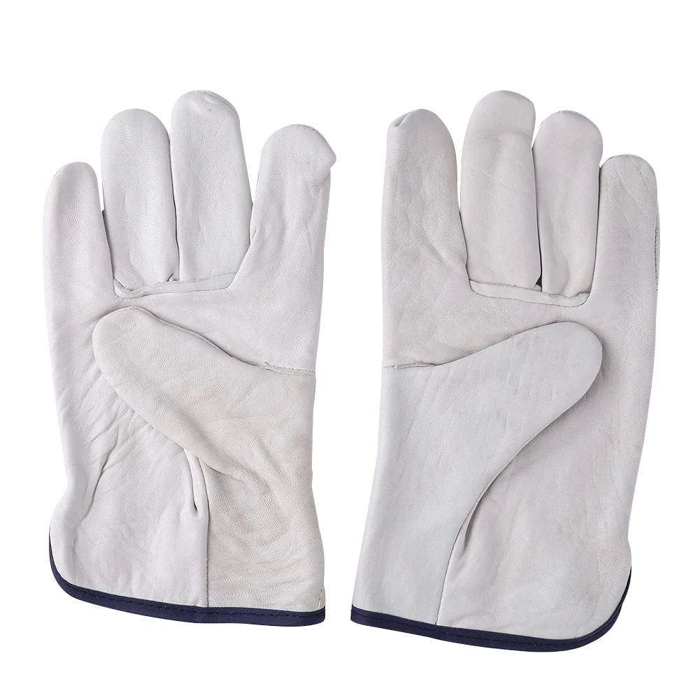 

Перчатки из овечьей кожи для механического ремонта, рабочие сварочные перчатки, защитные износостойкие сверхпрочные садовые перчатки, руч...