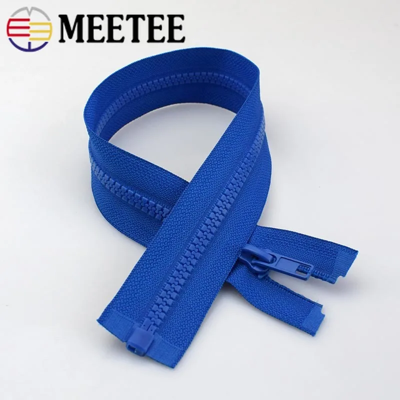 5 шт. Meetee # открытая резиновая молния 40/60/70 см для рукоделия шитье одежда длинное