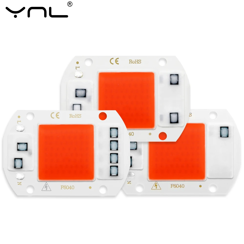 COB полный спектр светодиодный чип для выращивания лампа растение Фито лампы