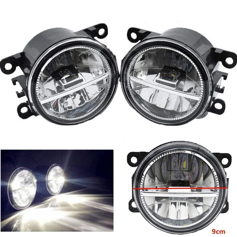 2 шт. автомобильный светильник светодиодный противотуманный s DRL дневные ходовые
