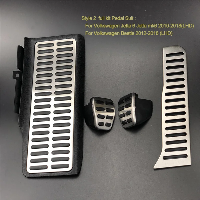 Стайлинг автомобиля педаль для Volkswagen Golf 5 6 MK5 MK6 Scirocco CC Passat B6 B7 Shara Tiguan Jetta mk6 Beetle Touran