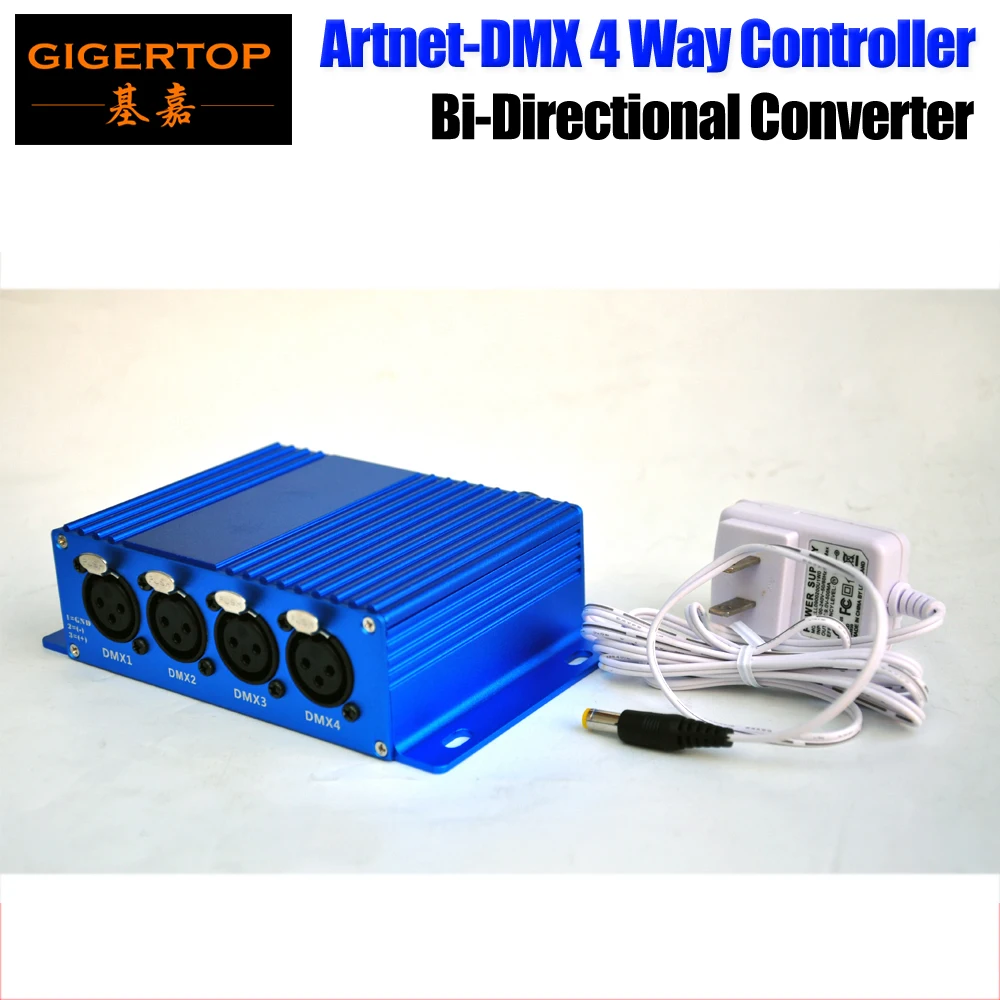 TIPTOP TP D16 ArtNet DMX 4 четырехсторонний двунаправленный преобразователь гнездовой 3PIN XLR