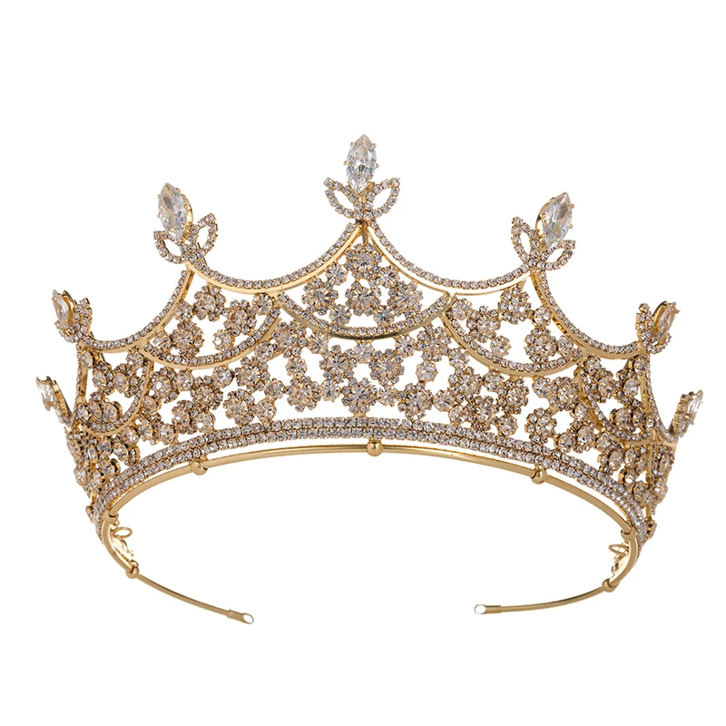 Корона хадияна Романтика элегантная Тиара для женщин Свадебные аксессуары волос