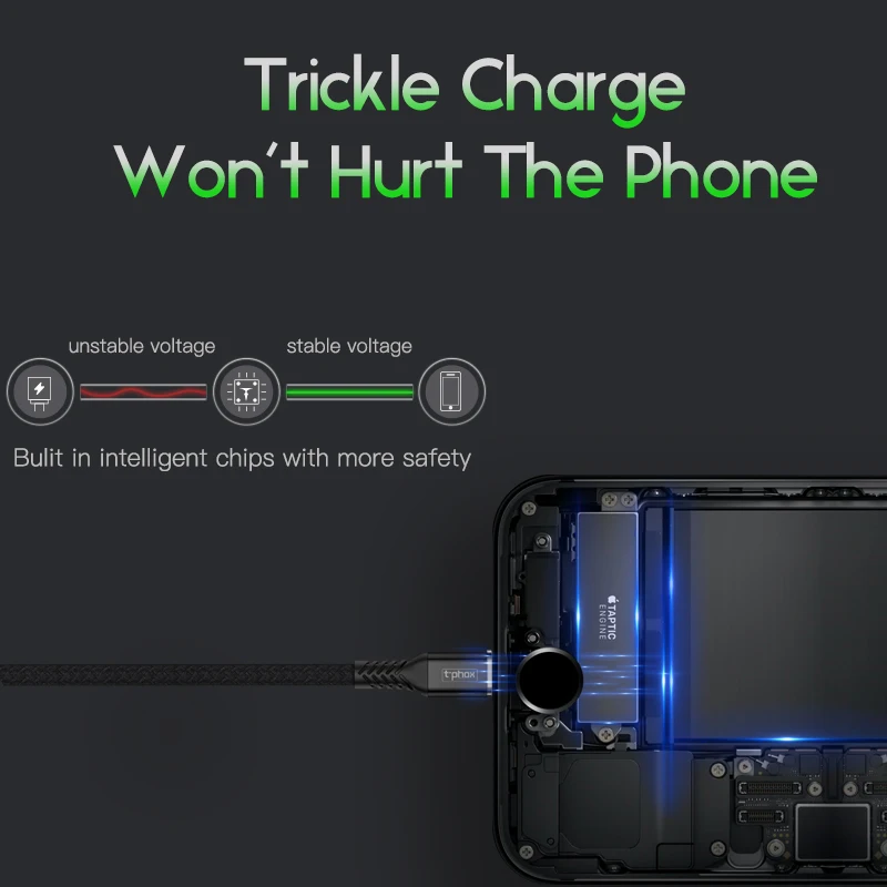 T-phox Micro USB кабель 3A нейлон Быстрая зарядка USB кабель для передачи данных для samsung Xiaomi LG планшет Android мобильный телефон usb зарядный шнур
