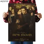 Сага сумерки: новая луна, плакат из крафт-бумаги, украшение для семьи, наклейка на стену 50,5x35 см