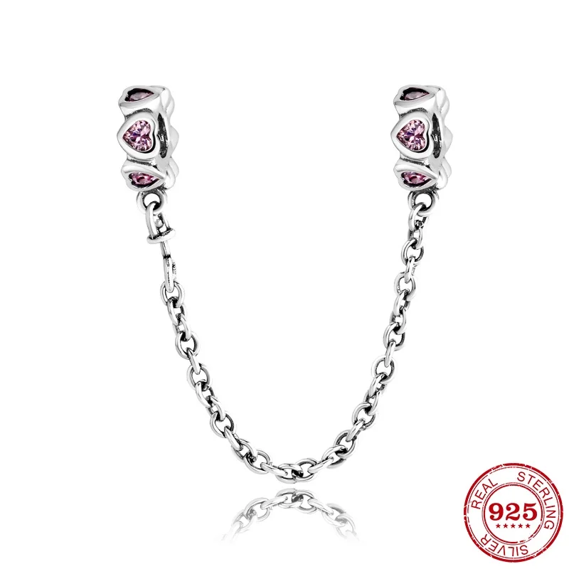 2021 новый 925 стерлингового серебра для женщин модные безопасносные браслеты