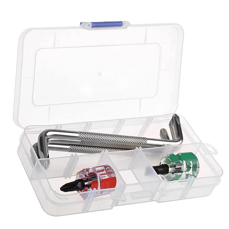 

5 in 1 Offset Screwdriver Z Shaped Screwdrivers Magnetic Slotted Phillips Double Head Hand Tool Set