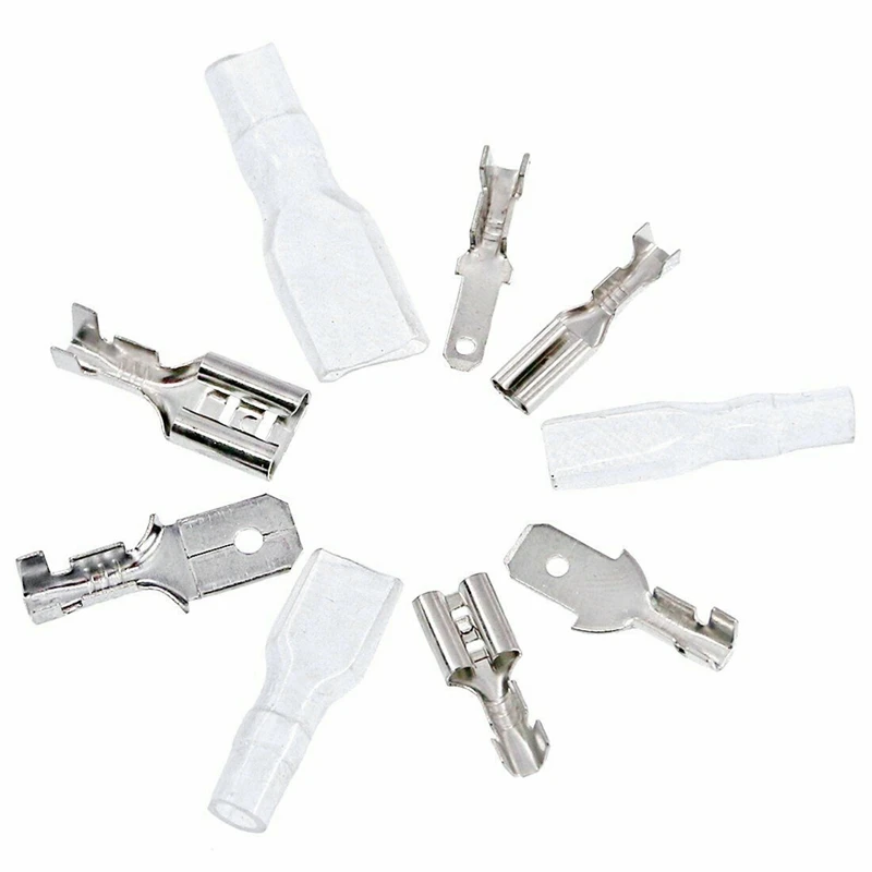 

540Pcs 2.8/4.8/6.3Mm Wire Connectors Kit Crimp Female/Male Spade Terminals Set for Electrical Wiring Car Audio Speaker