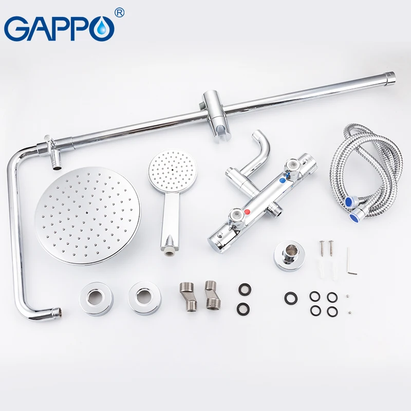 GAPPO Basin Faucet waterfall shower tap rainfall thermostatic basin faucet bathroom taps bathtub mixer Sensor Faucets | Обустройство