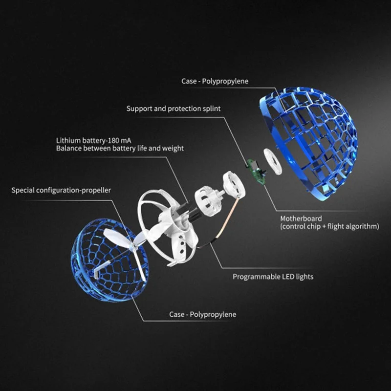 Вращающийся на 60 ° Спиннер с Rgb-подсветкой лучший подарок для детей | Спорт и
