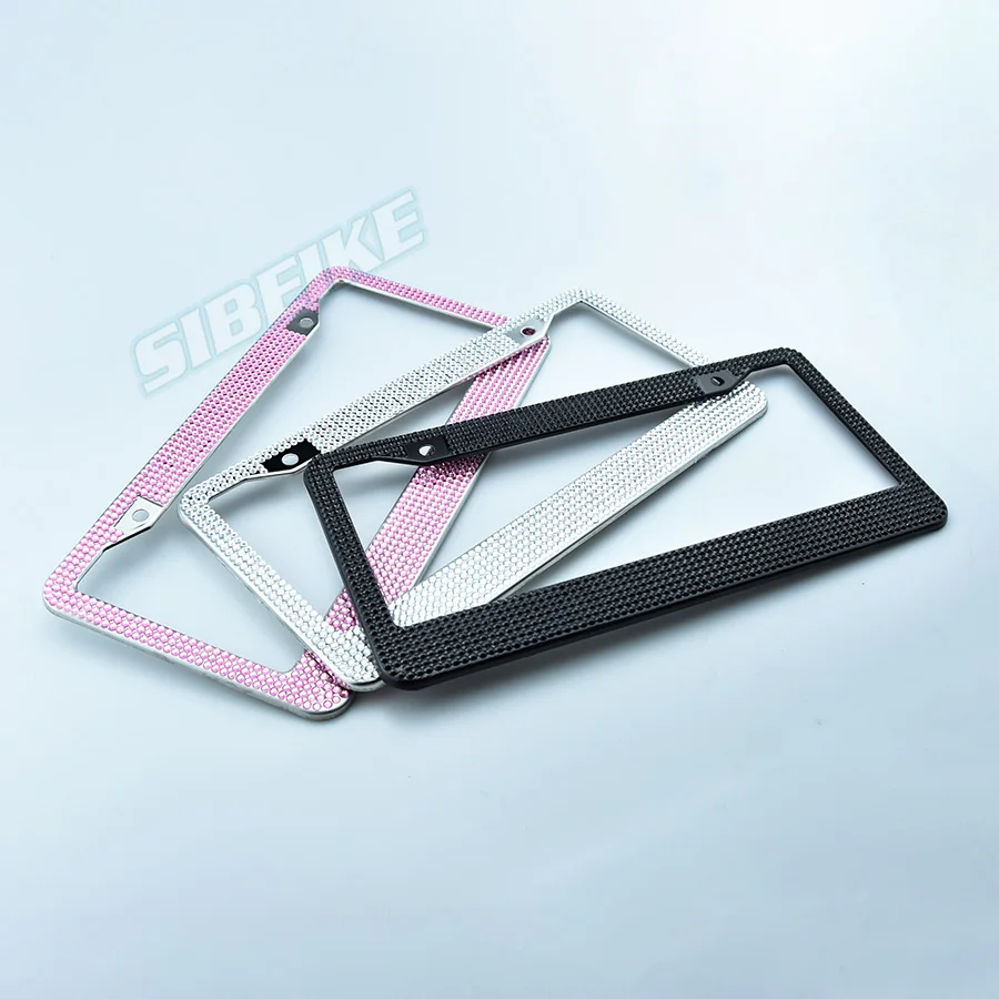 Рамка для номерного знака с кристаллами девочек 2 шт. | Автомобили и мотоциклы