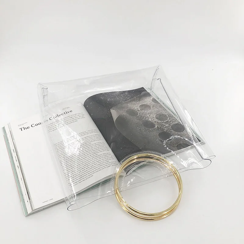 Богемные пляжные сумки 2 шт. женская прозрачная сумка из ПВХ прозрачные женские