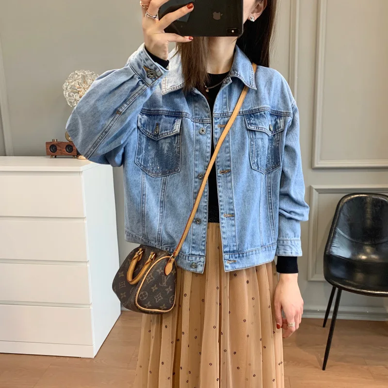 Экзотическая новая тонкая простая атмосферная светильник Кая Мягкая джинсовая