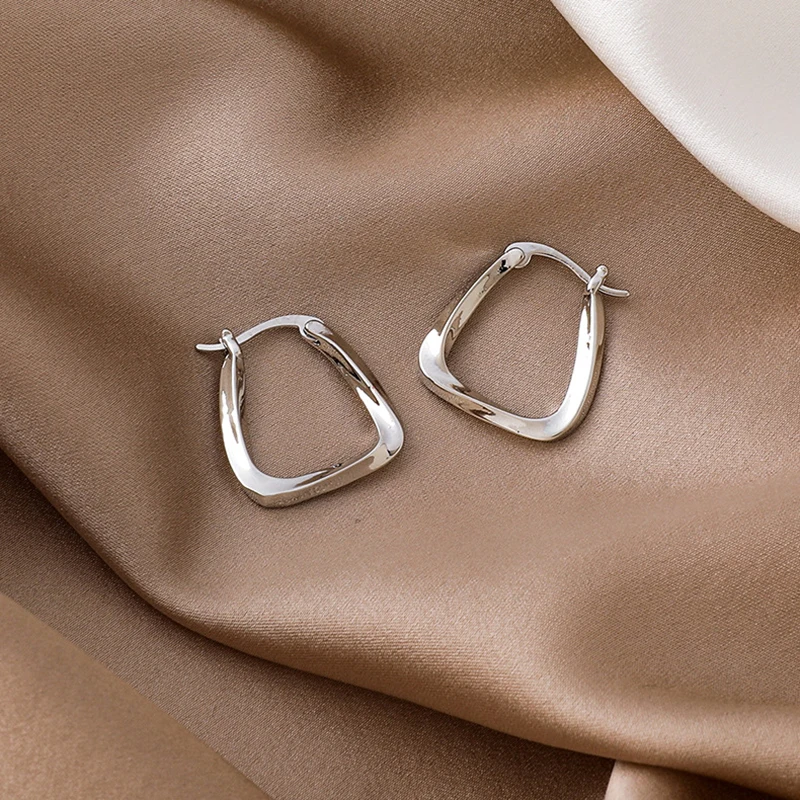 Южнокорейские модные элегантные высококачественные металлические квадратные