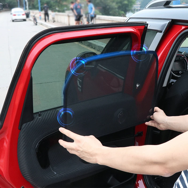Cubierta de parasol para ventana de coche, protector solar de malla para BMW MINI Cooper S F54 F55 F56 F60 R55 R56 R60, accesorios de estilo de coche