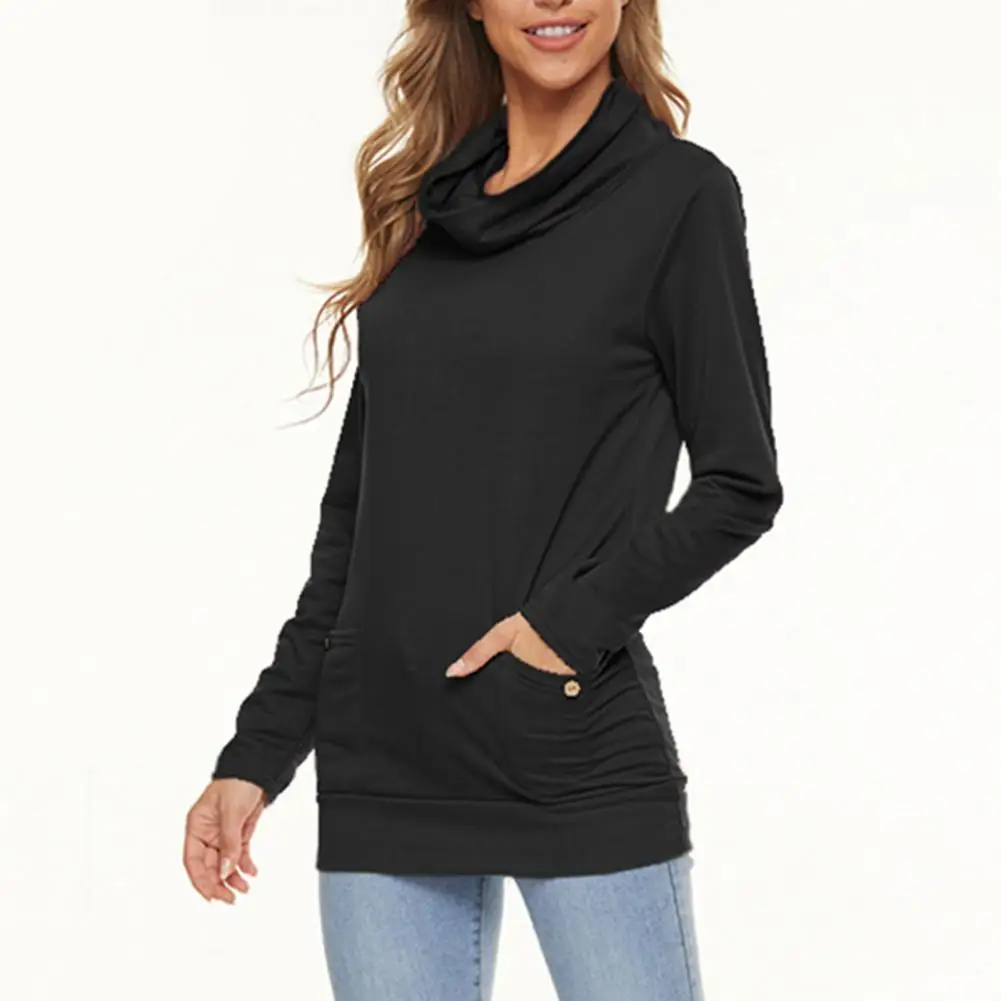

60% Dropshipping!!Women Tops Long Sleeves Sweat Absorbent Stretchy Autumn Soft Casual Sweatshirt for Beauty