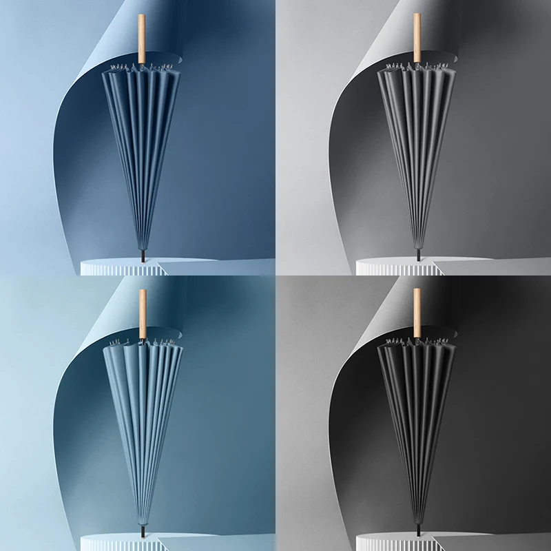 Comprare Ombrello Automatico Antivento Business Fashion Donna Ombrello Minimalista Protezione Antipioggia Di Alta Qualità Ombrello Sombrilla BC50YS