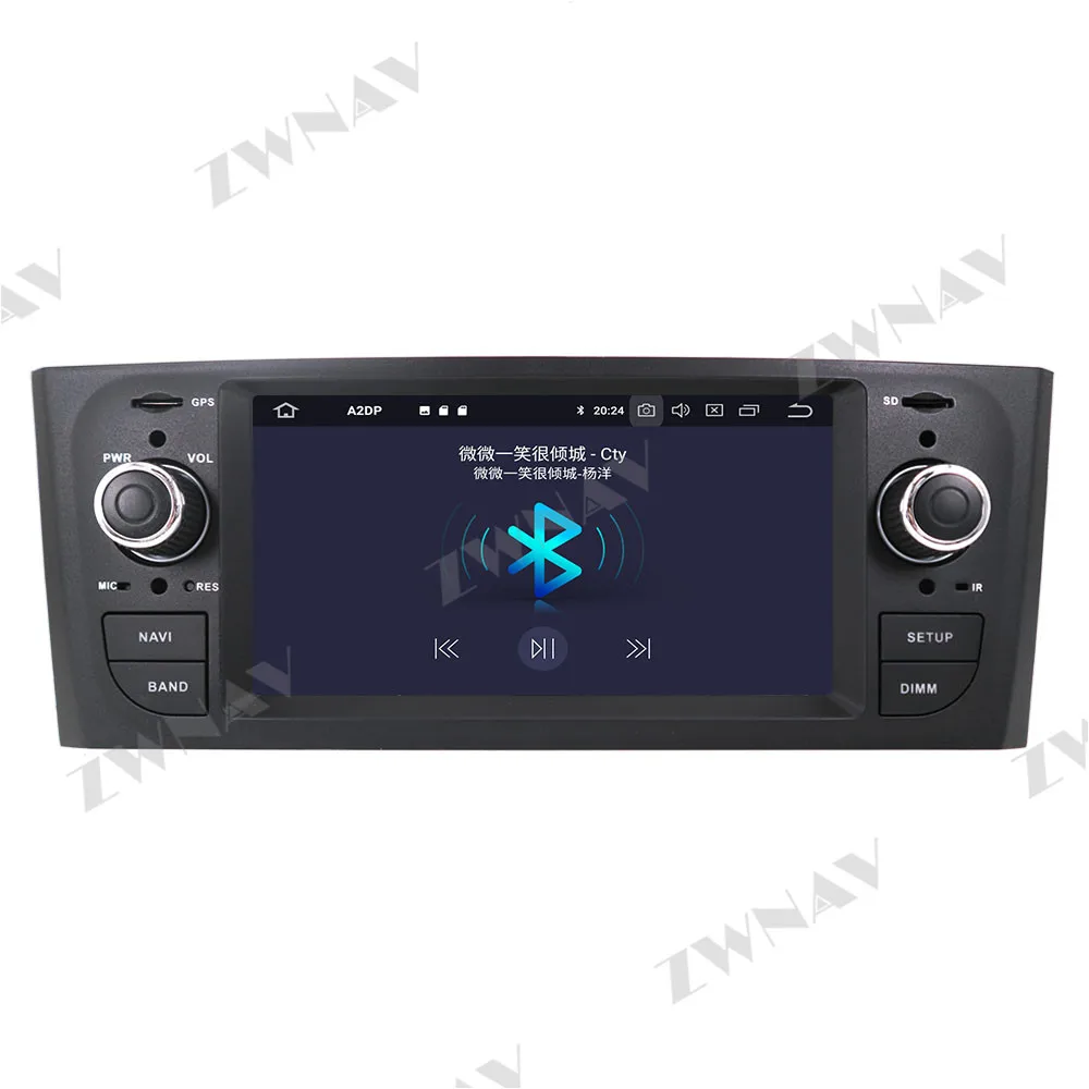 PX6 4+64GB Android 10.0 Car Multimedia Player For Fiat Grande Punto Linea 2005-2012 GPS Radio navi stereo Touch screen head unit |