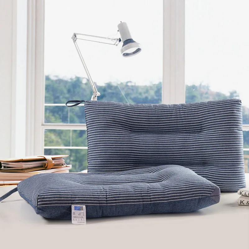

Adult Meditation Soft Pillow Cervical Rectangle Polyester Stuffing Anti Mite Pillow Washable Almohada Brazo Home Garden EF50PW