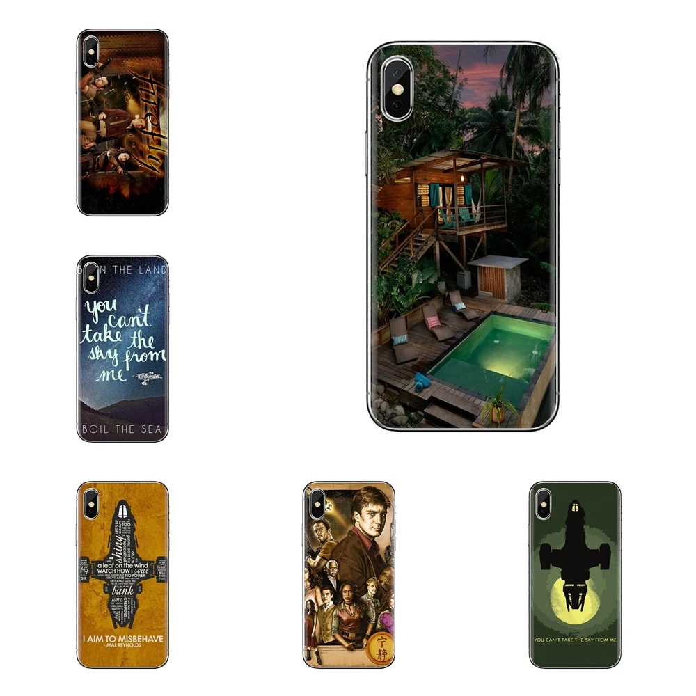For LG Spirit Motorola Moto X4 E4 E5 G5 G5S G6 Z Z2 Z3 G2 G3 C Play Plus Mini Firefly Serenity Quote Soft Transparent Skin Cover |
