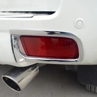 Для Toyota Land Cruiser Prado FJ150 FJ 150 2010 -2017 ABS хром Лампа заднего противотуманного фонаря отделка рамка декоративный аксессуар 2 шт.