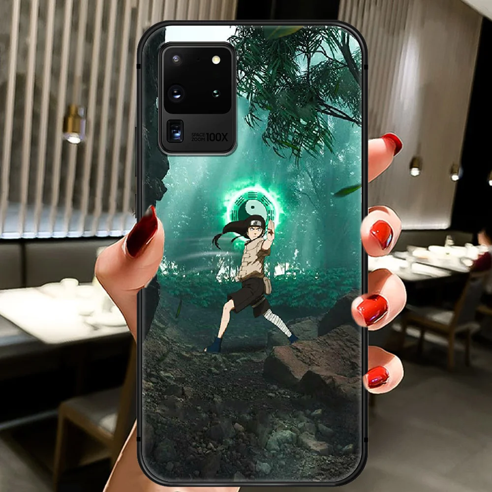 

Naruto Hyuga Neji Anime Phone Case Cover Hull For Samsung Galaxy S 6 7 8 9 10 e 20 Edge Uitra Note 8 9 10 Plus black Prime
