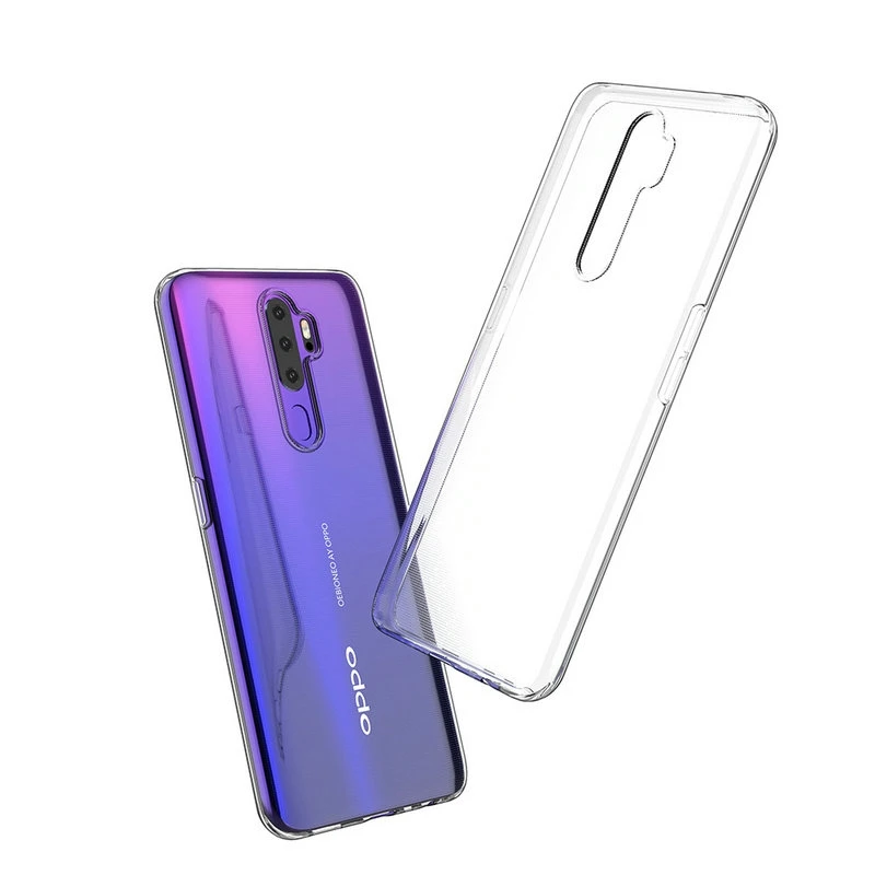 

For Oppo A9 2020 Transparent Silicon Case for Oppo A9 2020 for Oppo A5 2020 Soft Phone Back Cover Case Capa Etui>