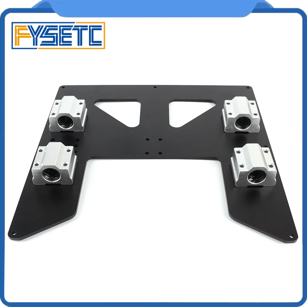 Черная обновленная анодированная алюминиевая пластина Y Carriage с 4 шт. SC8UU для A8