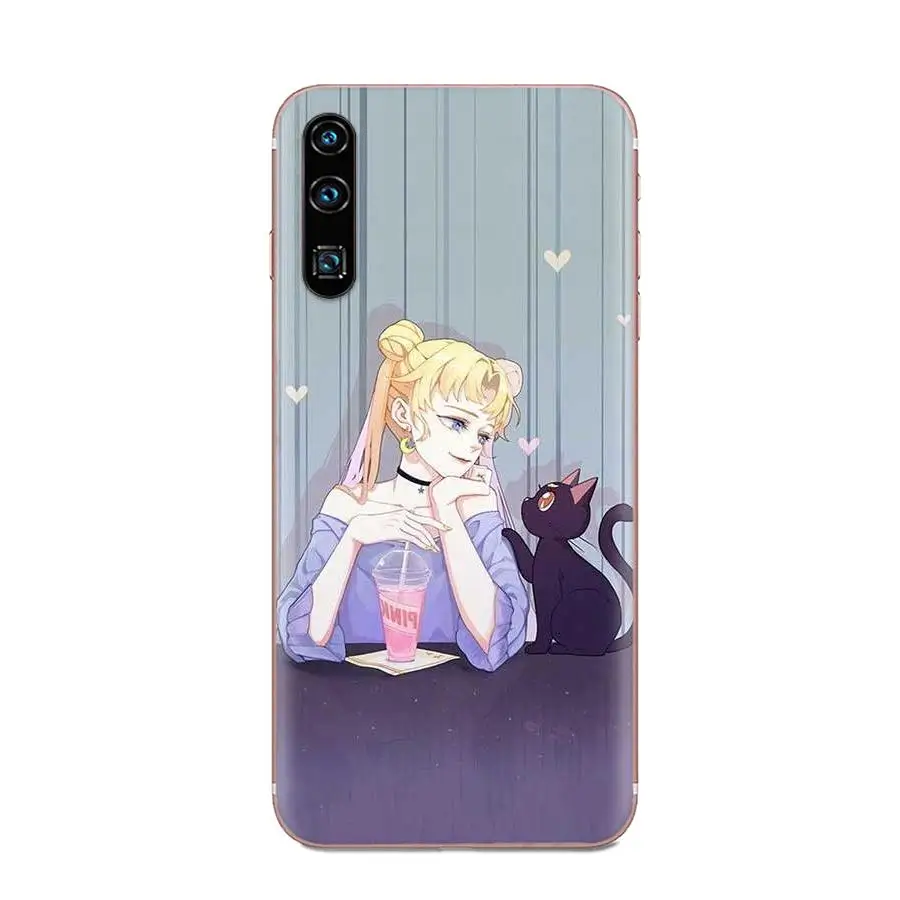 Мягкий силиконовый прозрачный чехол из ТПУ для Motorola Moto G G2 G3 G4 G5 G6 G7 Plus Blu-Ray Lovely Luna |
