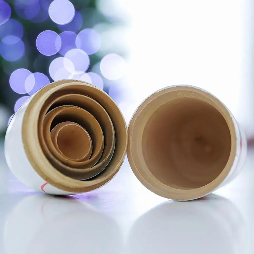 Деревянная матрешка с Санта-Клаусом игрушки русские гнездовые куклы