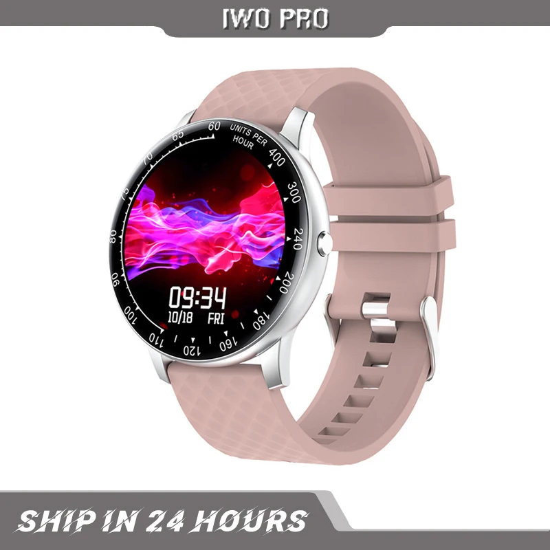 

H30 Custom Dial Smart Watch 2020 Men Women Round full touch screen 1.3 Inch IP68 Waterproof SmartWatch for Android IOS Phone