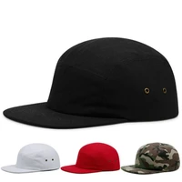 casual 5 panel cap black solid flat brim baseball cap adjustable blank hip hop cap five panel snapback hat bone curved sunhat