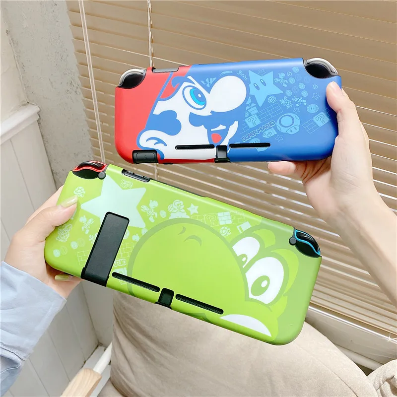 Забавный мультяшный чехол для Nintendo Switch NS NX s силиконовая задняя крышка Lite с