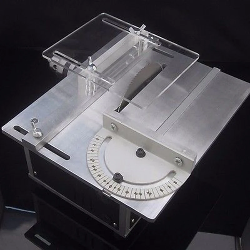 Портативная Настольная пила станок для резки электрическая мини настольный