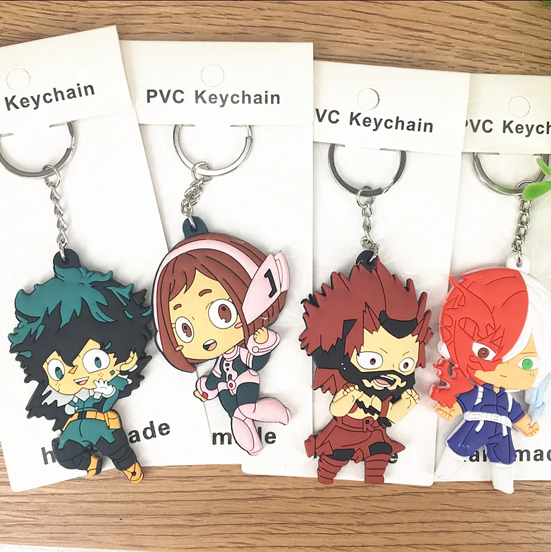 Япония экшн анимация Deku фигурка ПВХ с обеих сторон брелок Pandent игрушки 7 шт./компл.