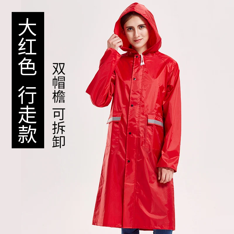 

Adult Raincoat Suit Hiking Motorcycle Large Size Women Waterproof Raincoat Camping Mountaineering Yagmurluk Woman Jacket BE50rc