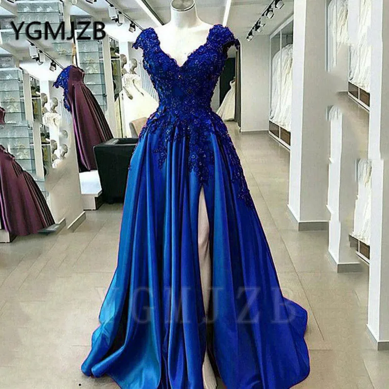 Женское кружевное вечернее платье фиолетовое ТРАПЕЦИЕВИДНОЕ ПЛАТЬЕ С V-образным