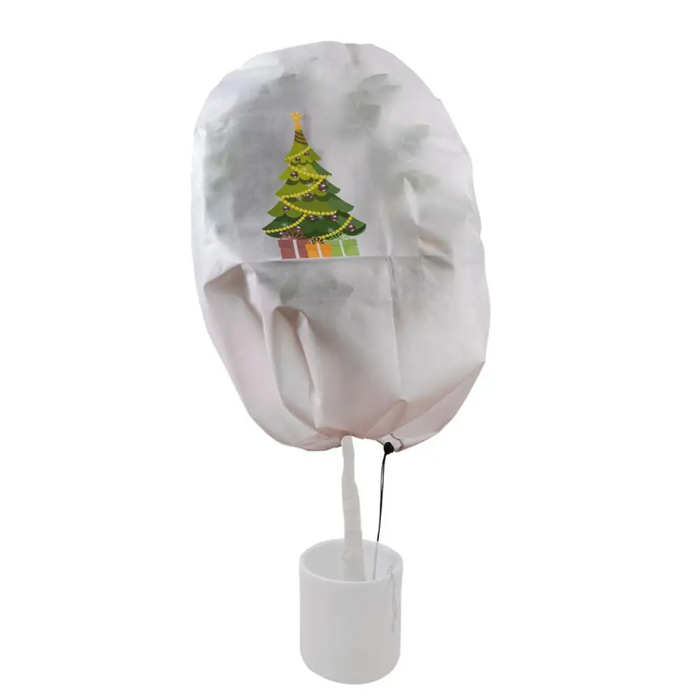 

Plant Cove Frost Protection Weatherproof Drawstring Outdoor Plant Cover Practical Reusable Shrub Jacket Cover Protecting Tree