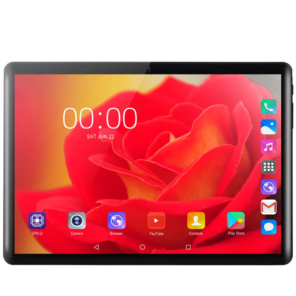 2.5D Закаленное стекло 10 1 дюймов планшетный ПК 2G 3g телефонный звонок Android 7 0 планшет