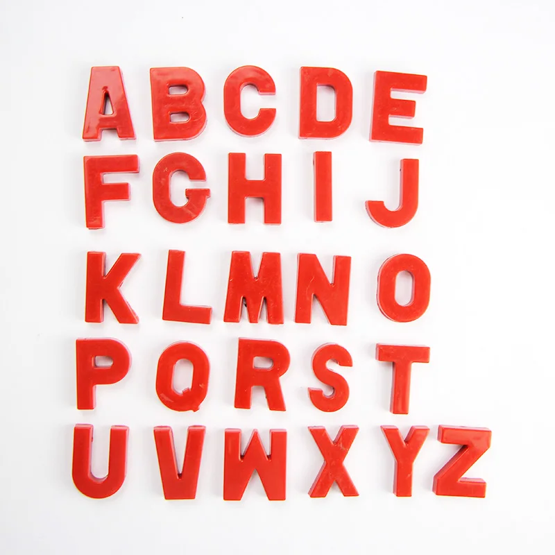 Магнитные кнопки с большими буквами на английском языке наклейки холодильник
